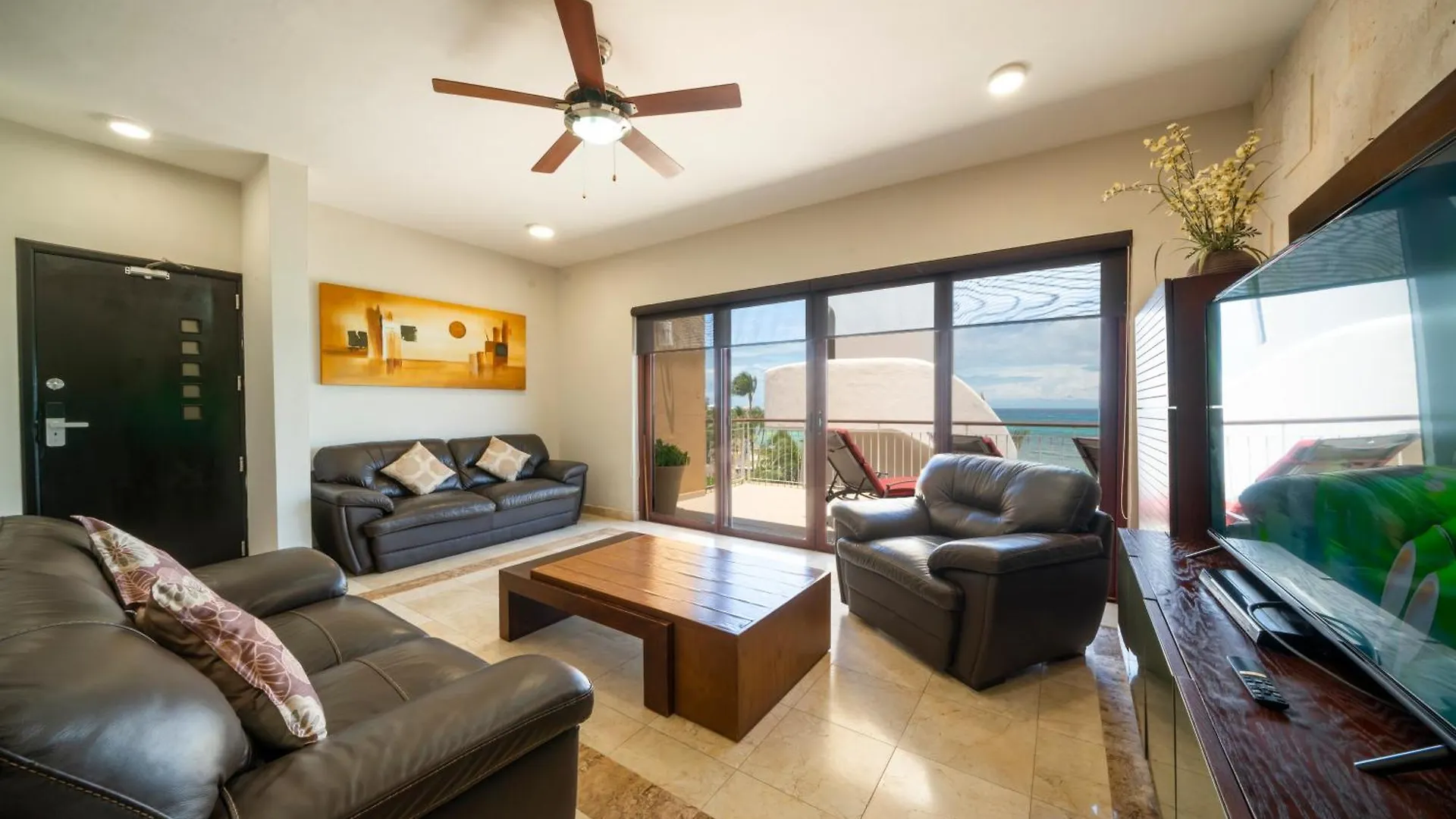 Condo Surf 408 - Beachfront Stunning Ocean View Penthouse - At El Faro Condo Playa del Carmen Mexico