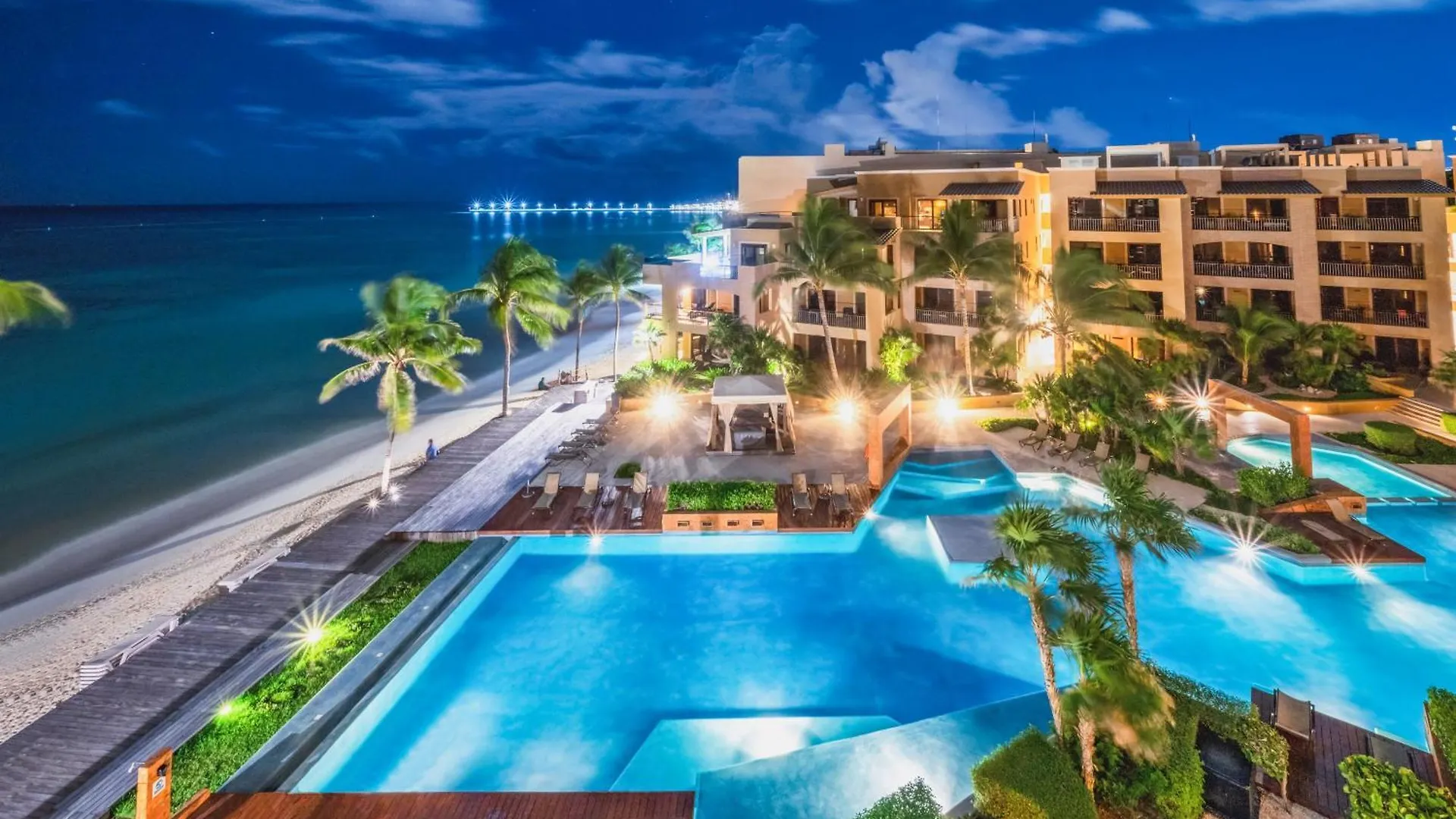 Condo Surf 408 - Beachfront Stunning Ocean View Penthouse - At El Faro Condo Playa del Carmen Mexico